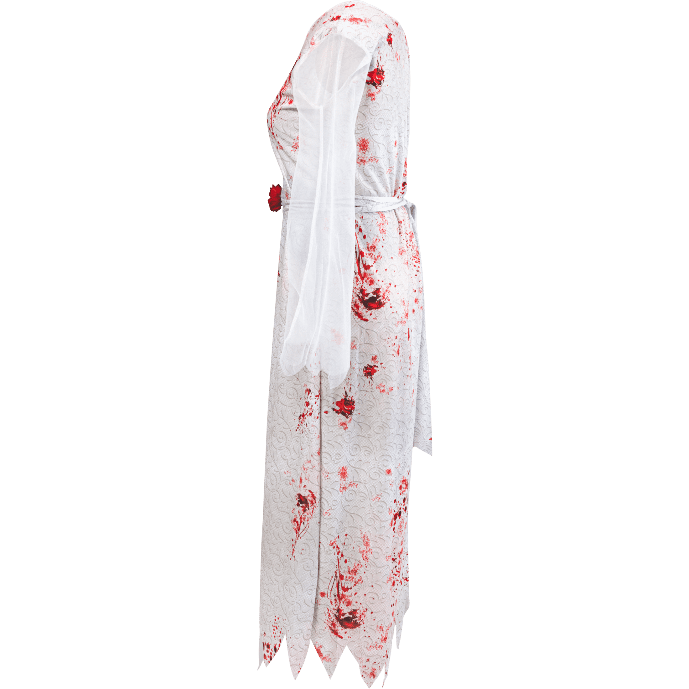 Ghost Bride Halloween Costume for Adults, Women's Size L (12/14), by Way to Celebrate