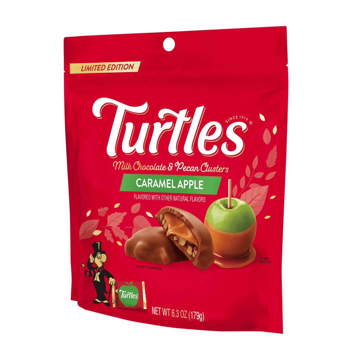 Turtles Caramel Apple Pecan Clusters, 6.3oz Bag
