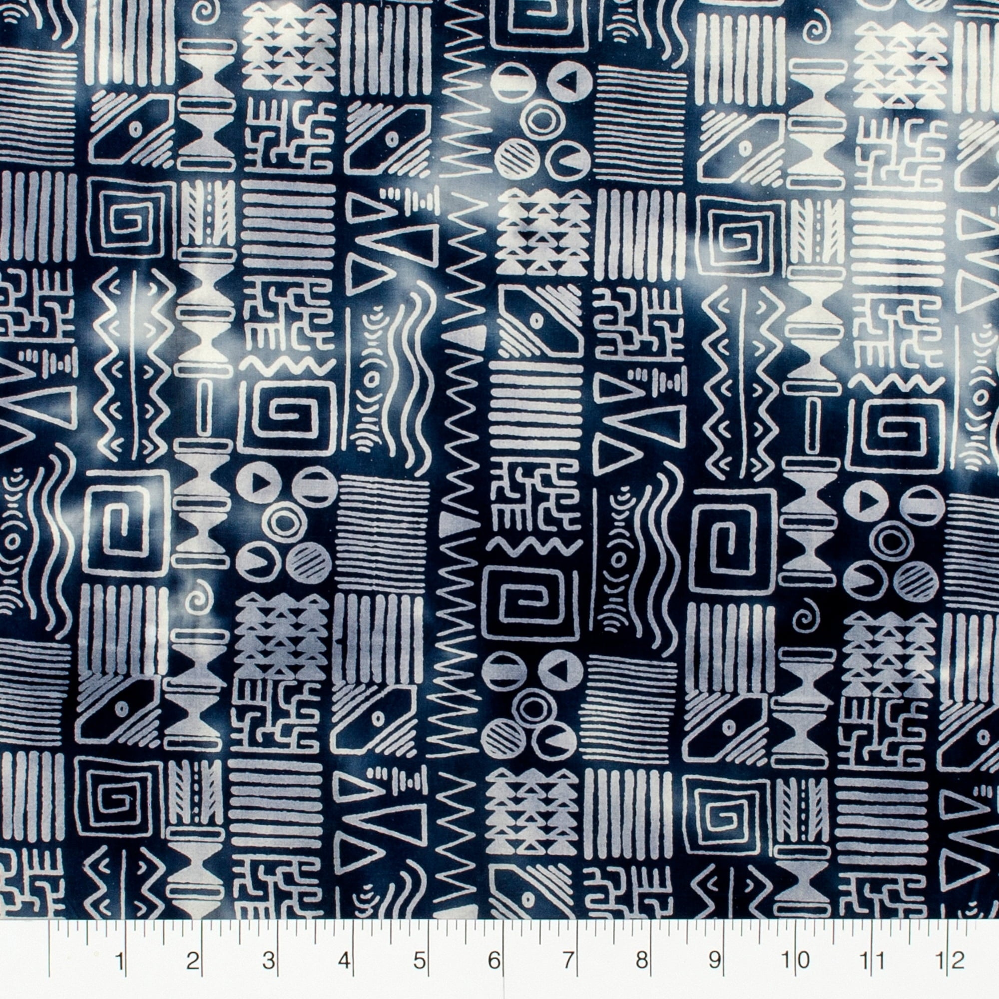 Create It 18"x21" Cotton Batik Precut Sewing & Craft Fabric Bundle, Blue 5 Piece