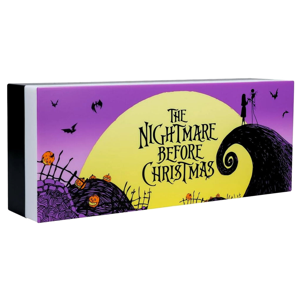 Nightmare Before Christmas Logo Light 12in Official Jack Skellington and Sally Merchandise, Paladone