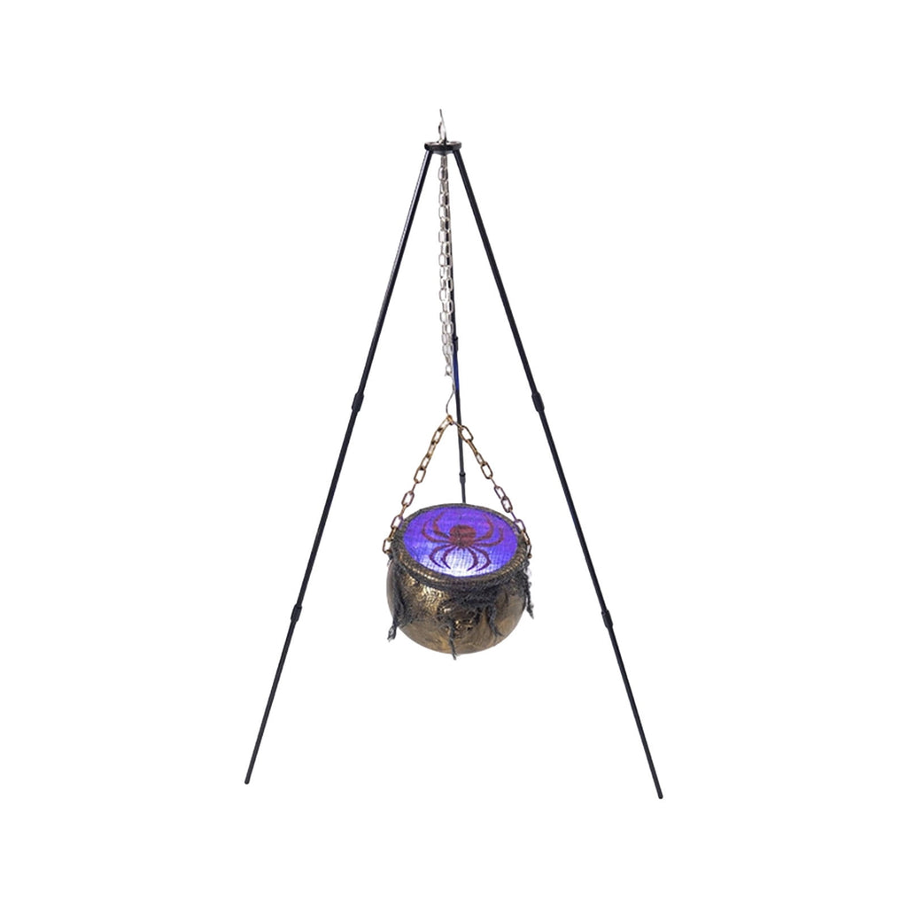Muecwrye Halloween Decorations Outdoor, Halloween Clearance! Halloween Witches Cauldron on Tripod with Lights, DIY Bubbling Cauldron Set Decor for Home Porch Outside, Halloween Party Supplies