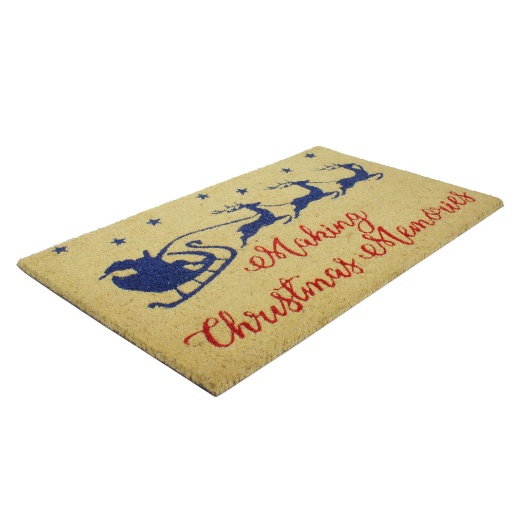 Northlight Wicked Witch Shoes Happy Halloween Coir Outdoor Doormat - 30" - Orange and Black