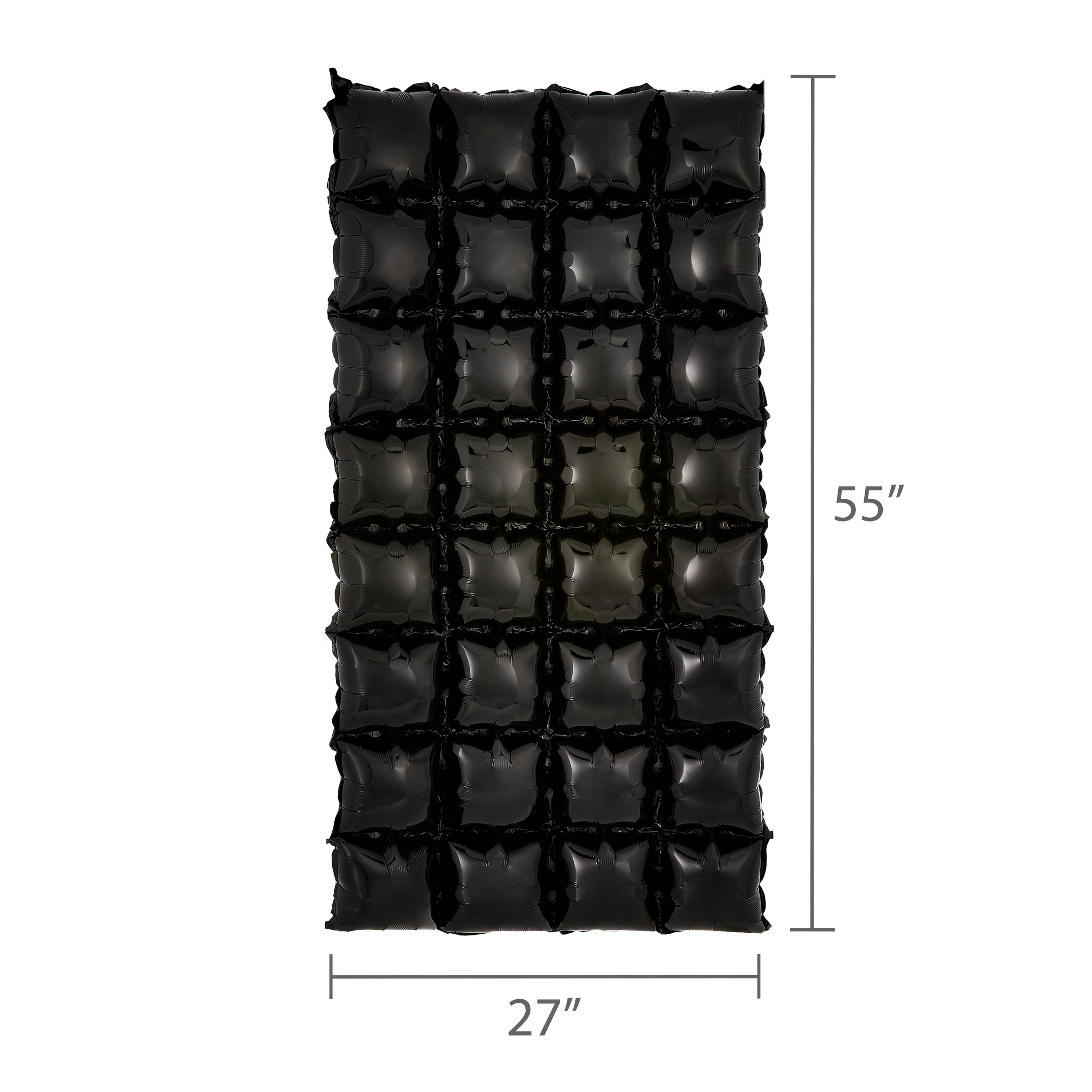2 Count Foil Balloon Backdrops, Black, by Way To Celebrate
