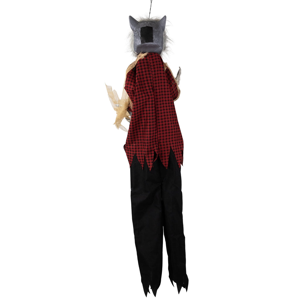 Northlight Animated Motion Activated Werewolf Halloween Decoration - 4'