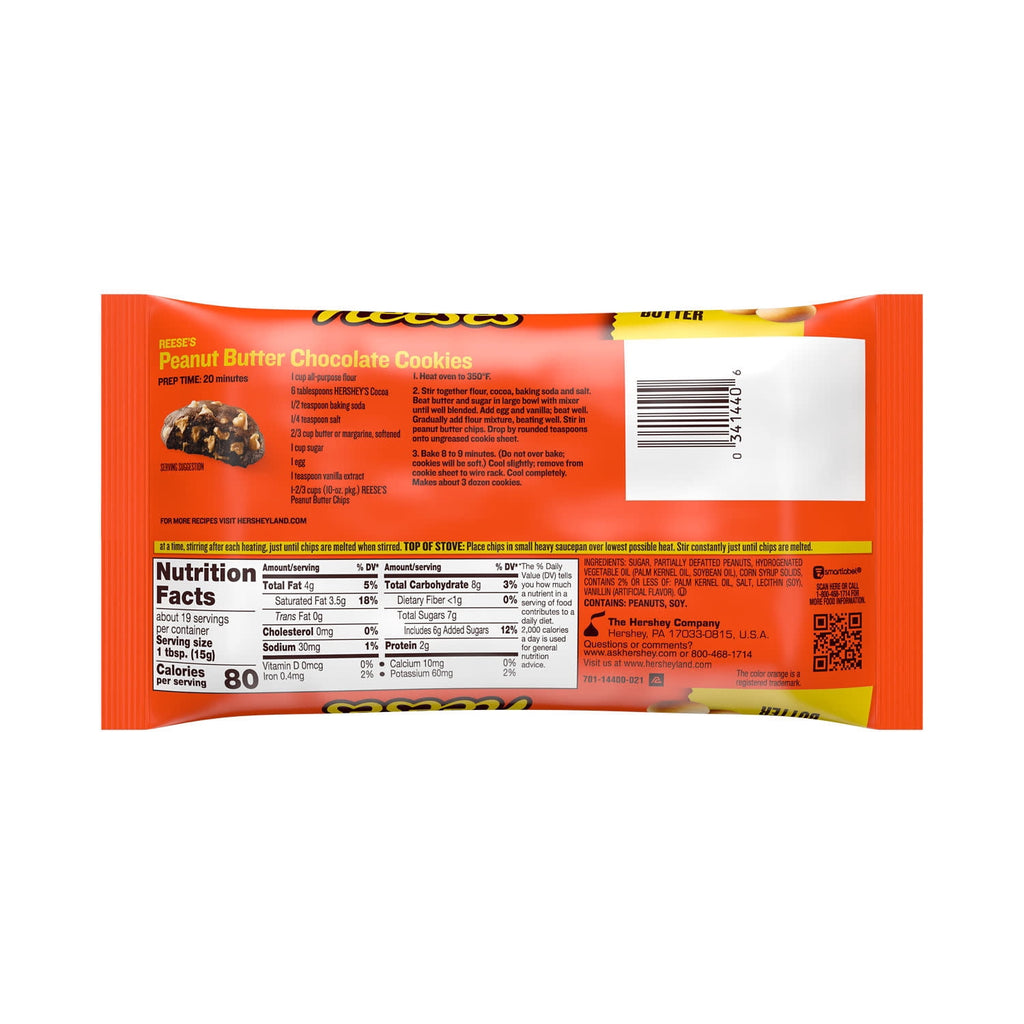 Reese's Peanut Butter Baking Chips, Bag 10 oz