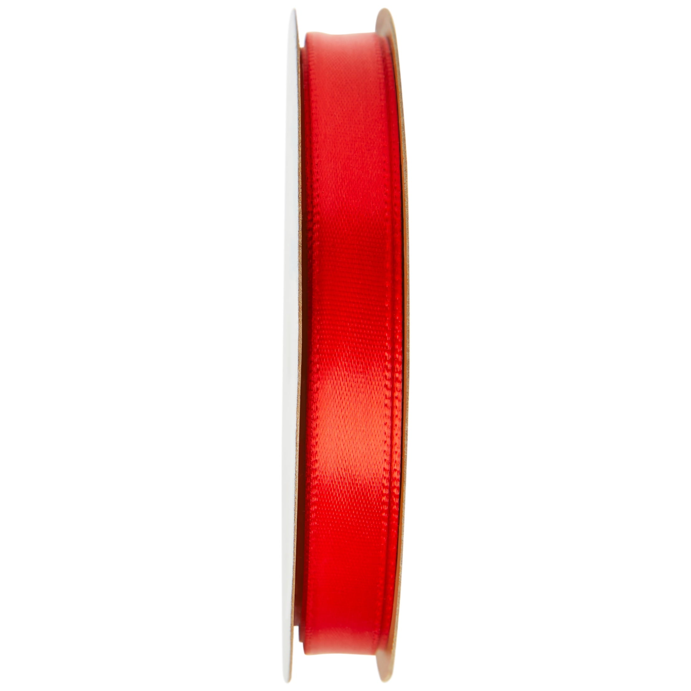 Offray Ribbon, Red Wine 3/8 inch Single Face Satin Polyester Ribbon, 18 feet