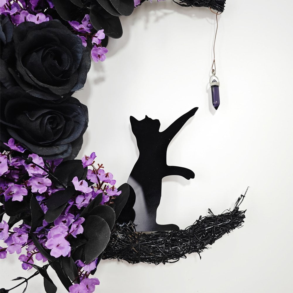 SDOTXA Halloween Wreaths for Front Door Multi Legged Witch Wreath Pendant Festival Party Decoration Props Witch Wreath Hanging Welcome Wreath Sign Halloween Decorations on Clearance