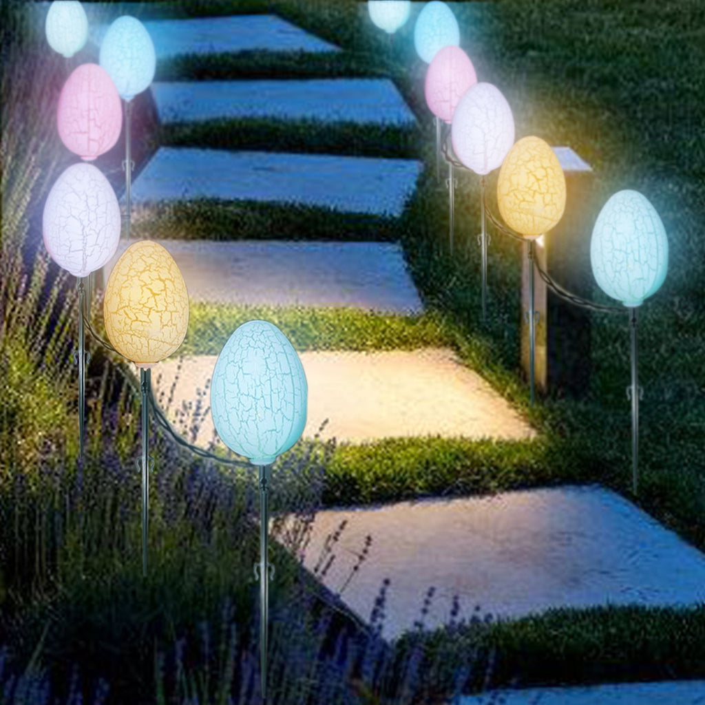 Stijggn 10 Easter Lights Outdoor Easter Decor LED Bunny Lights Plug in Easter Lights String for Indoor Outdoor Spring Decor & Easter Decor