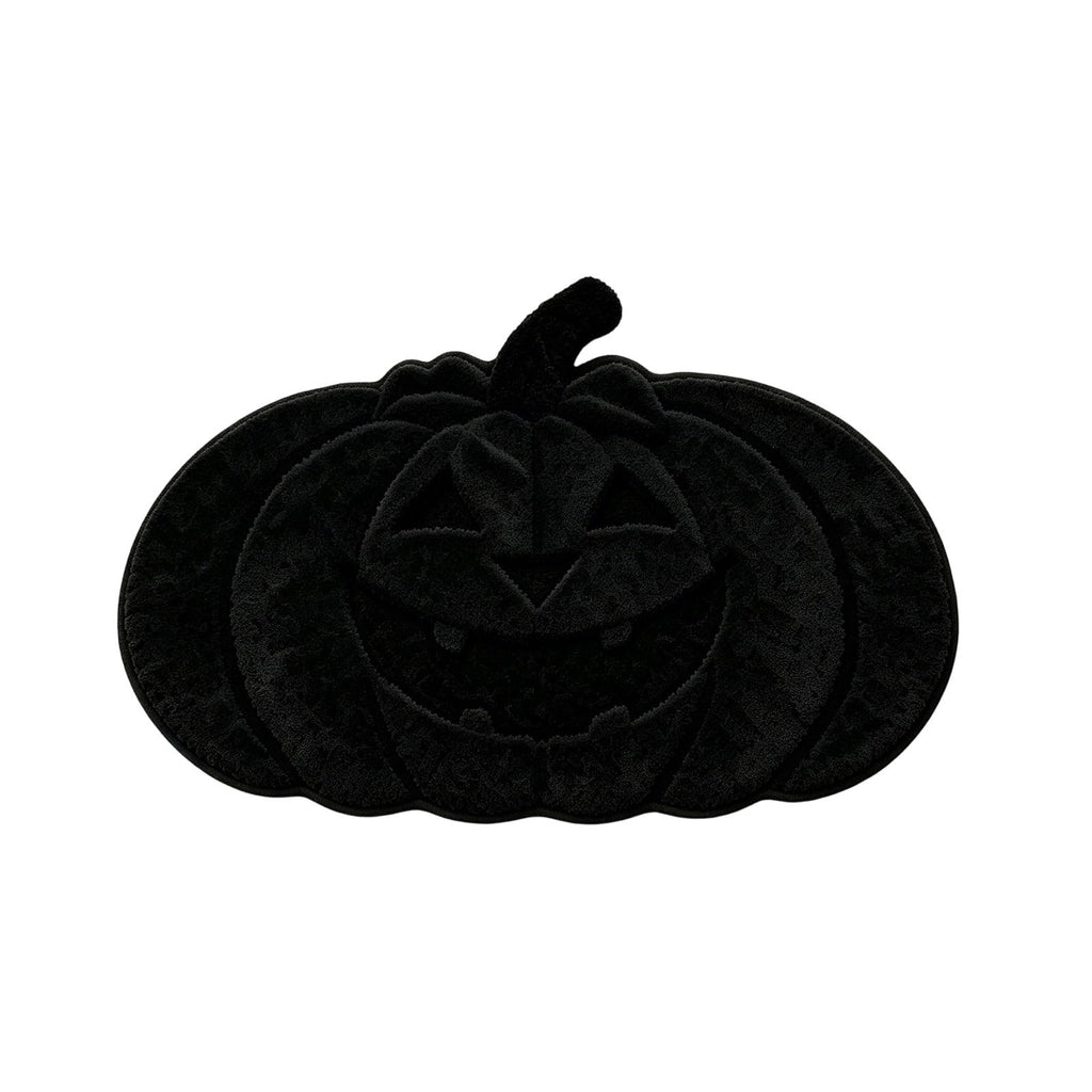 BZPIZ Halloween Cute Pumpkin Door Mat for Front Door, Doormat Outside Entrance, Halloween Decor for Porch and Entryway, Indoor & Outdoor Use Orange