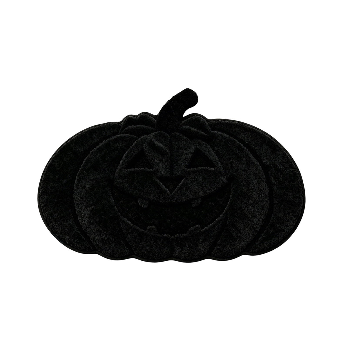 BZPIZ Halloween Cute Pumpkin Door Mat for Front Door, Doormat Outside Entrance, Halloween Decor for Porch and Entryway, Indoor & Outdoor Use Orange