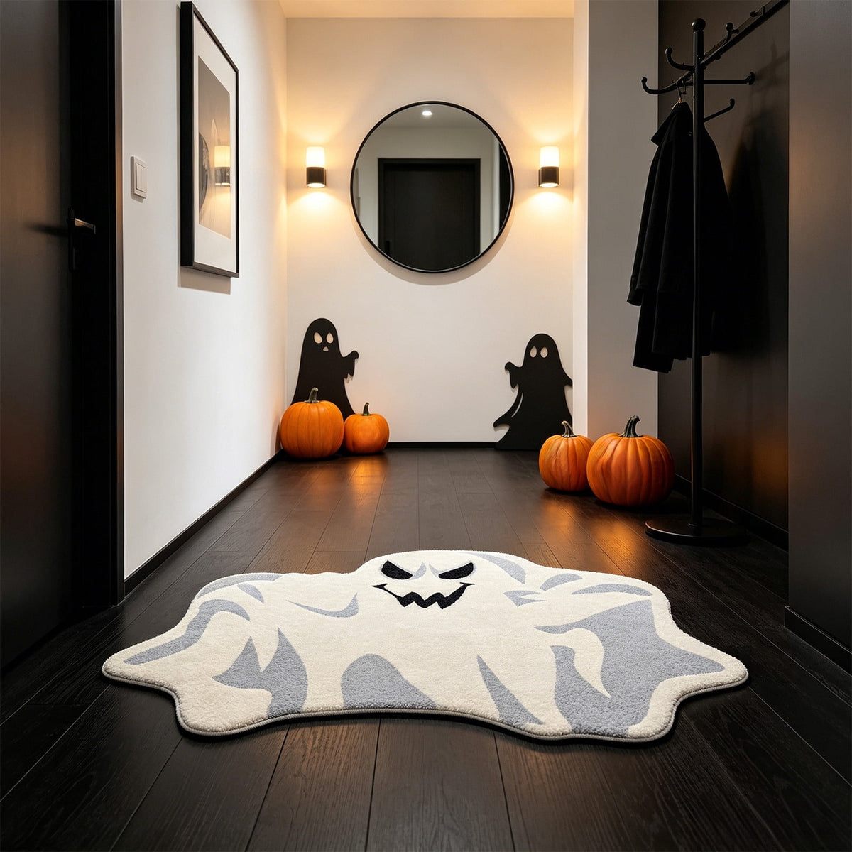 Wooowa Plush Style Multi Purpose Floor Mat Bathroom Entrance Coffee Table Carpet Fit for Fourth of July Decorations Patriotic Decor for Home Daily Holiday Festive Use