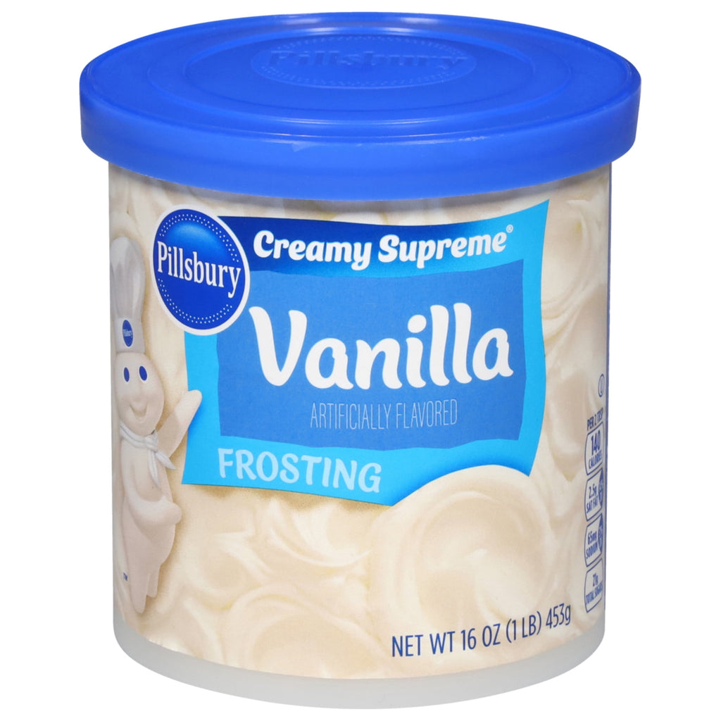 Pillsbury Creamy Supreme Vanilla Frosting, 16 oz Tub