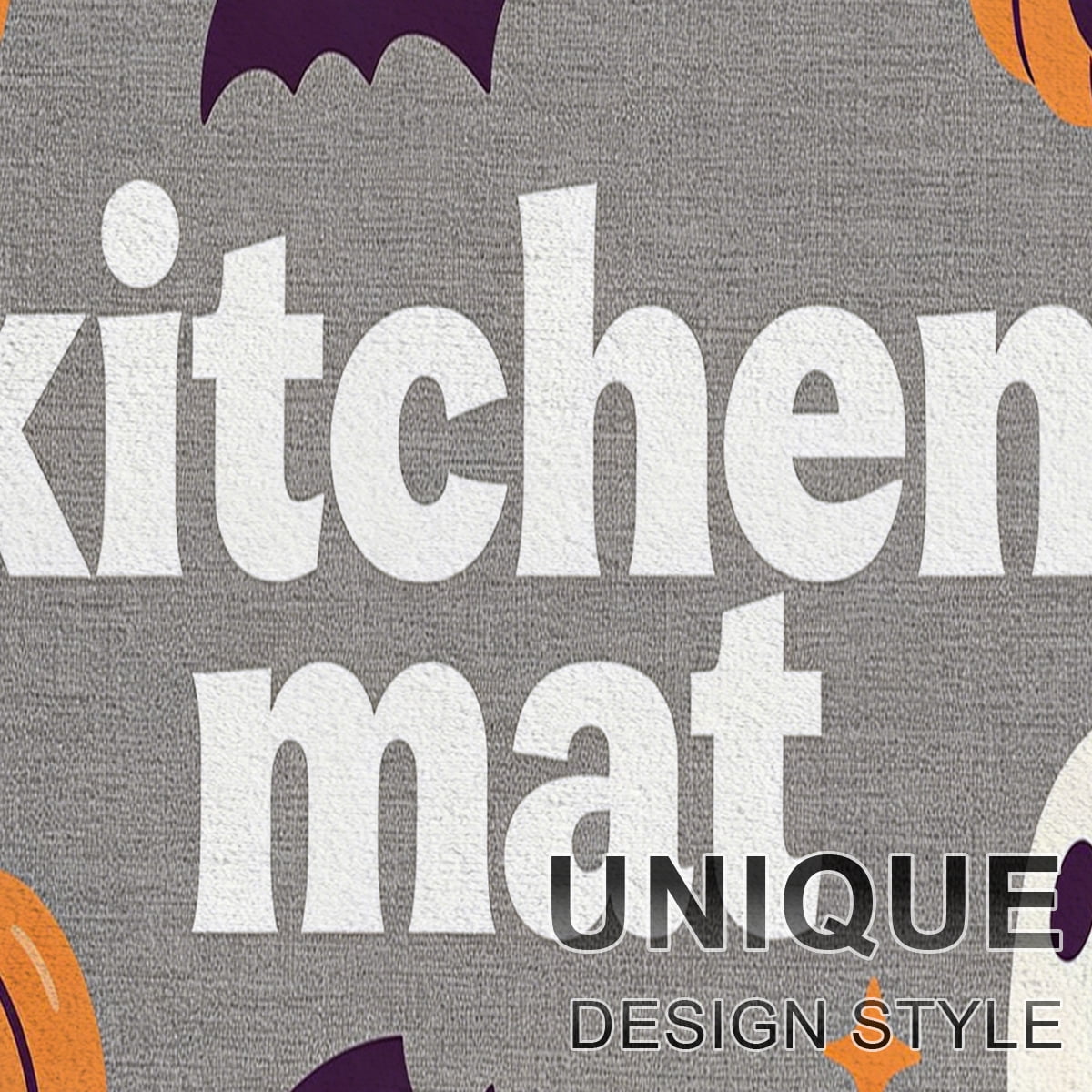 YIMEIS Halloween Pumpkin Lanterns 3Pcs Flannel Mat and Kitchen Rugs Set,Soft Non-slip,Perfect for Home Bathroom