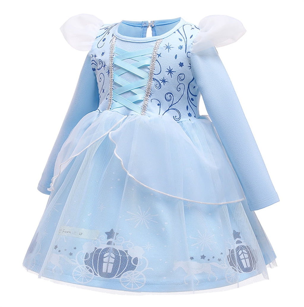 WIBACKER 1-6Y Toddler Girls Princess Costumes Dresses Fancy Dress Up Clothes for Halloween Party Cosplay, Christmas Gift