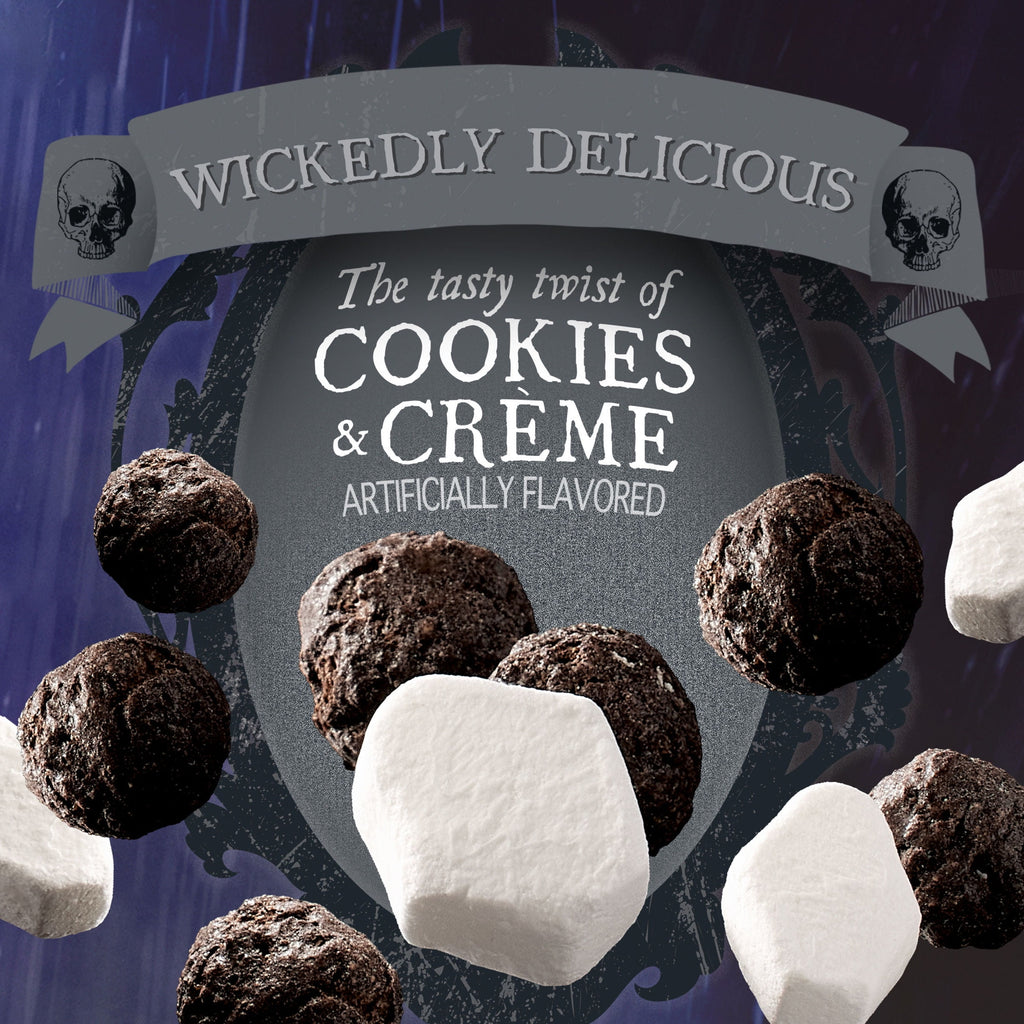 Kellogg's Cookies and Crème with Marshmallows Cereal Pouches, Whole Grain, 9 oz, 20 Count