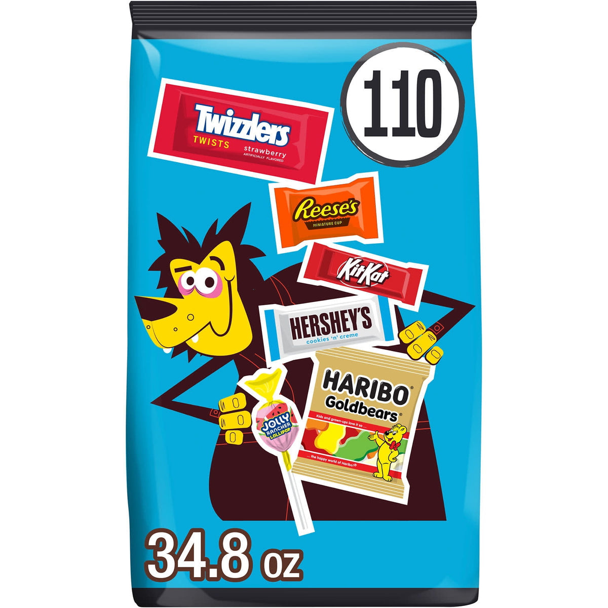 Hershey Assorted, Halloween Candy Bulk Bag, 34.8 oz (110 Pieces)