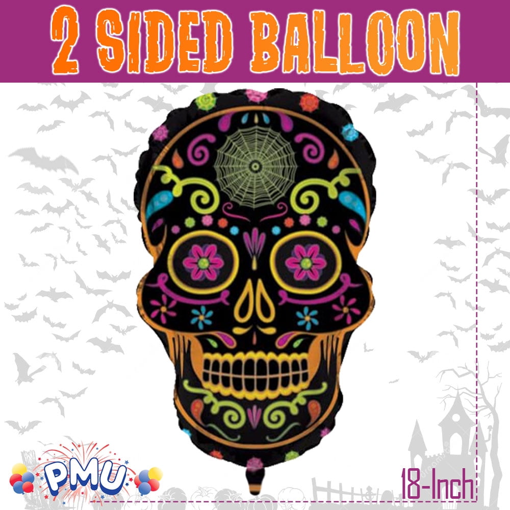 PMU Halloween Flying Ghost 24 Inch Mylar-Foil Balloon (10/pkg) Pkg/1