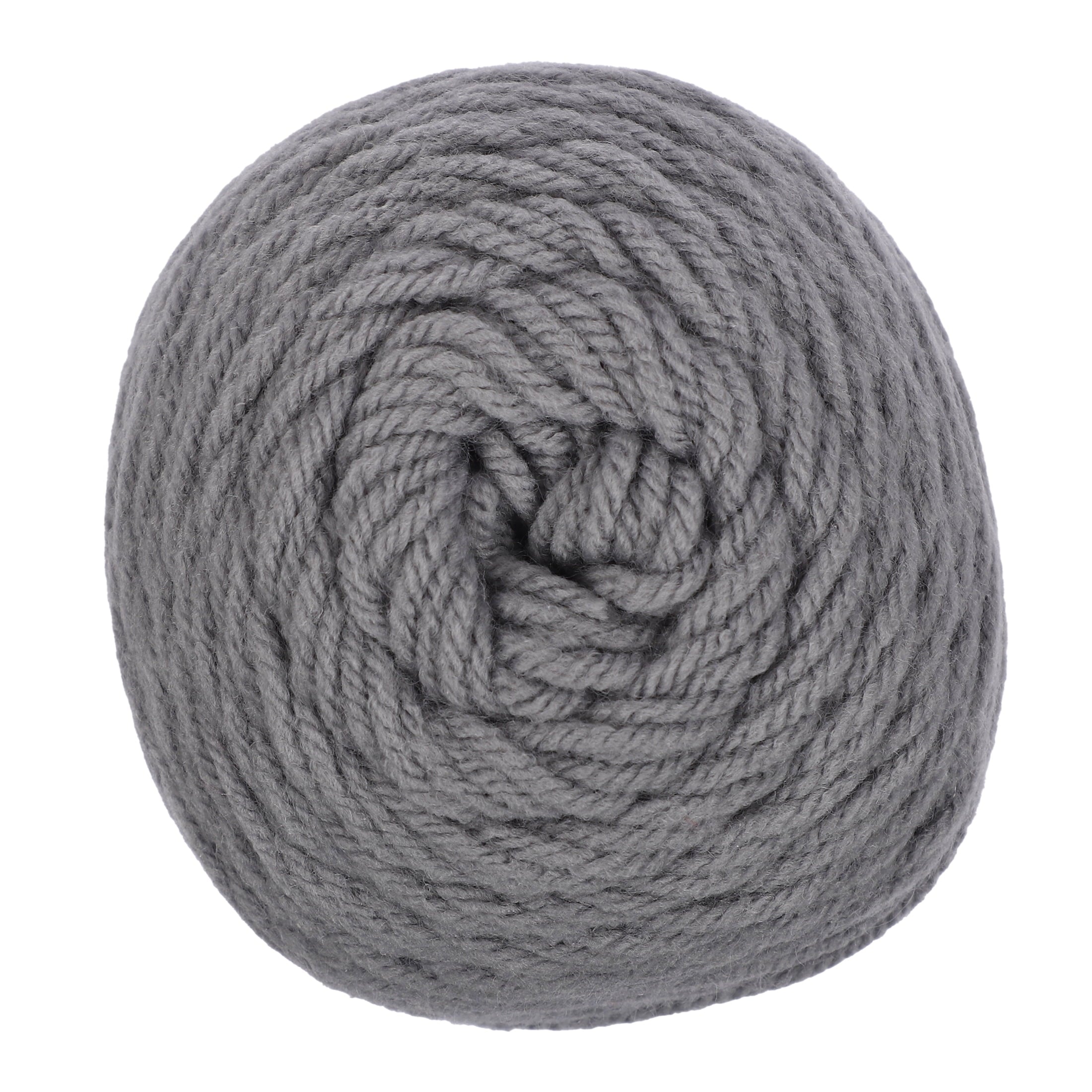 Mainstays Medium 4 Acrylic Yarn, White, 7 oz, 397 Yards