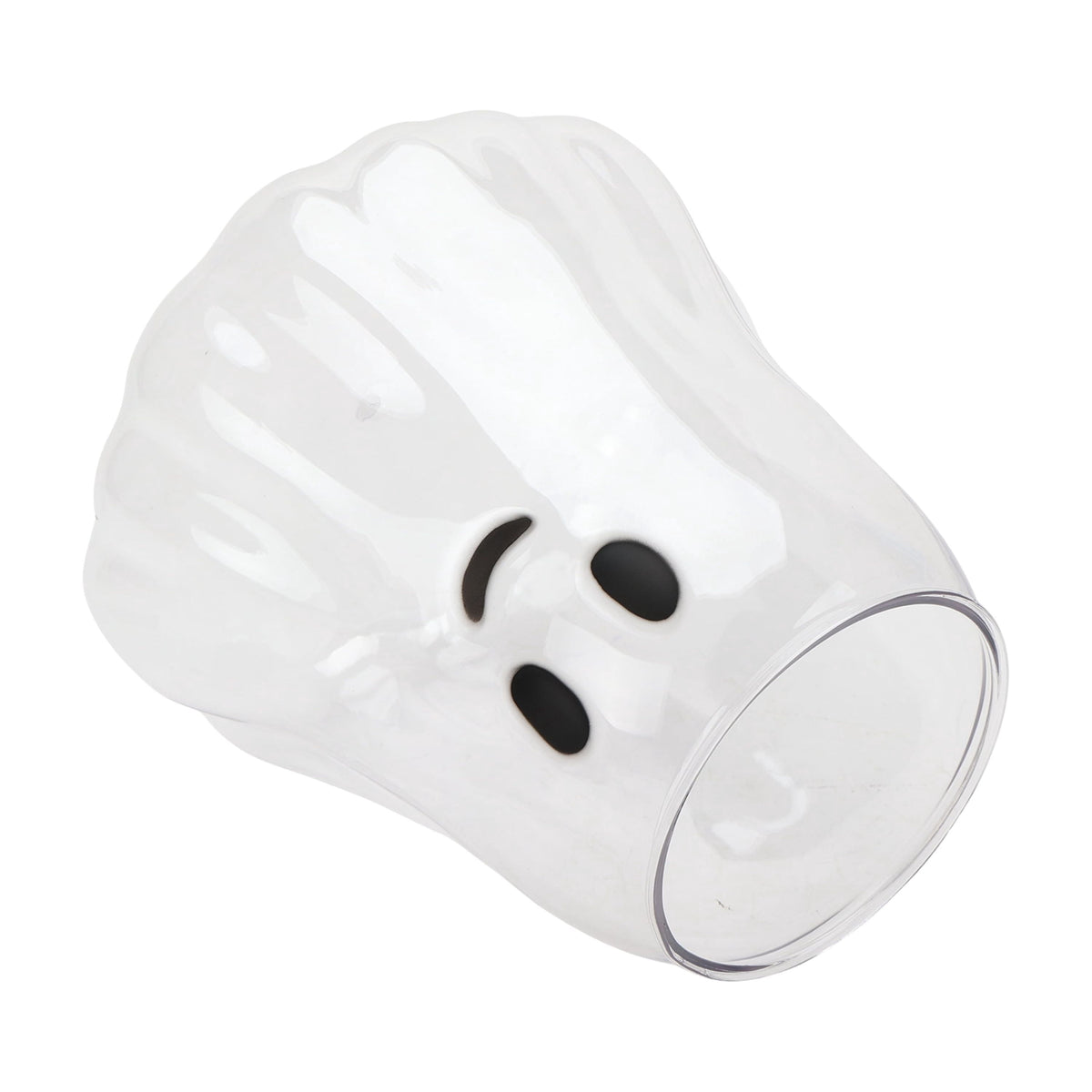 Way to Celebrate Halloween Clear Iridescent Acrylic Ghost Bucket, 4.5 qt