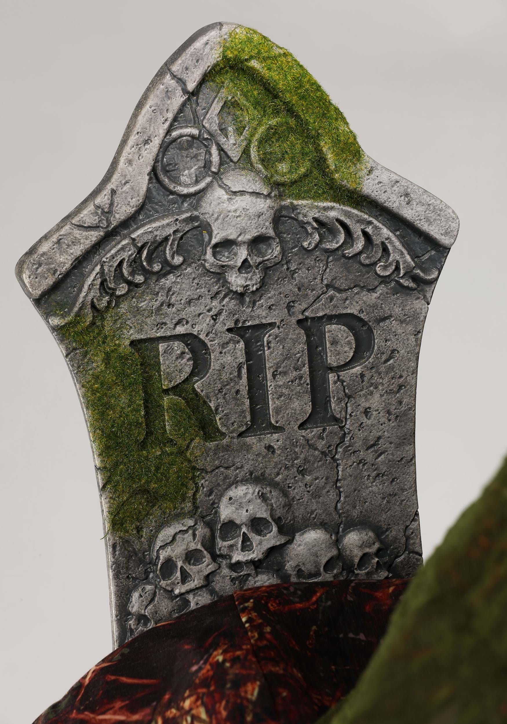 Tony Tombstone the Graveyard Caretaker Animated Decoration