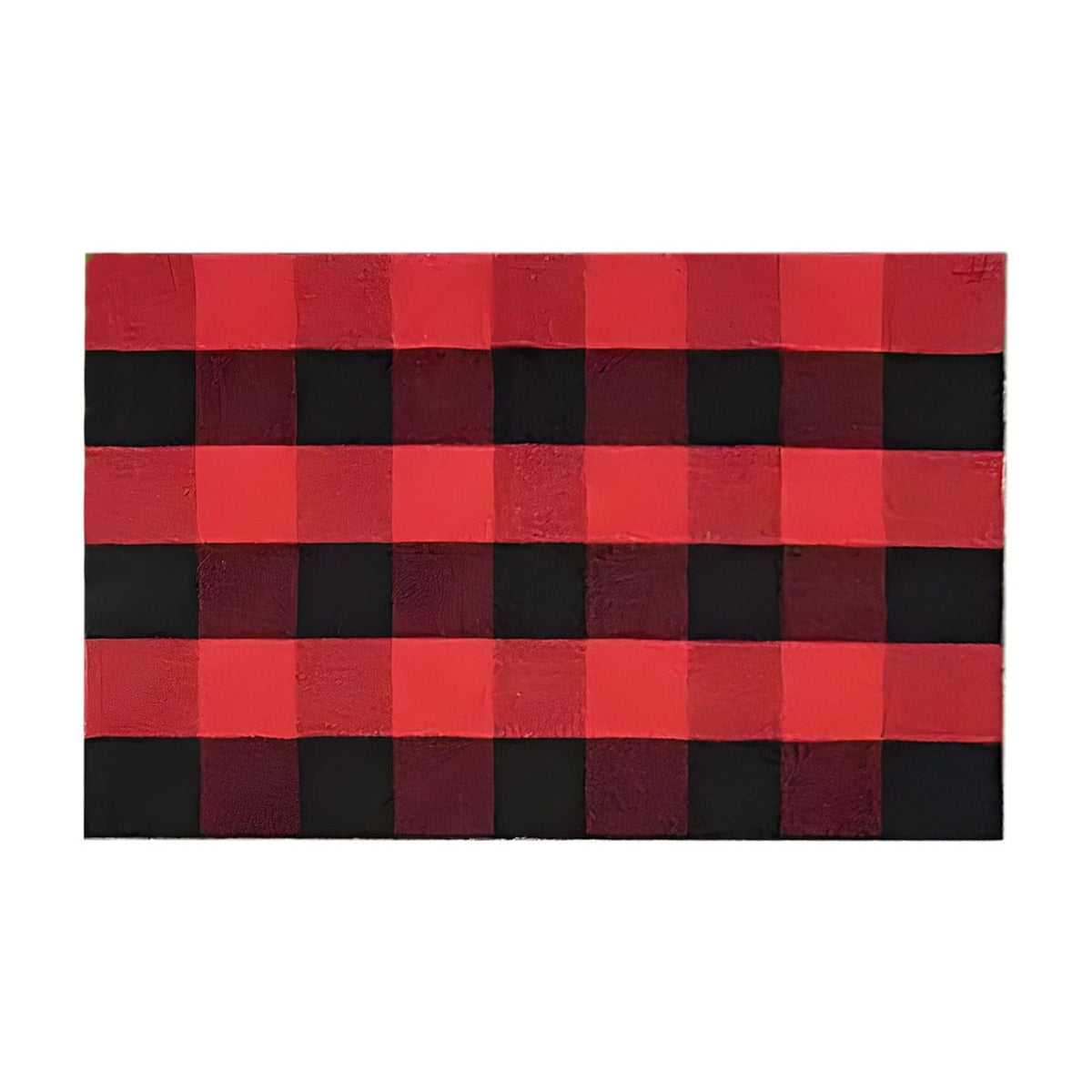 Taicans Fall Outdoor Rug,Buffalo Plaid Rug Red & White Striepd Rug Front Door Mat Halloween Thanksgiving Fall Autumn Home Decor,Welcome Doormat for Front Door,Farmhouse Decor,23.6 x 15.7 Inch