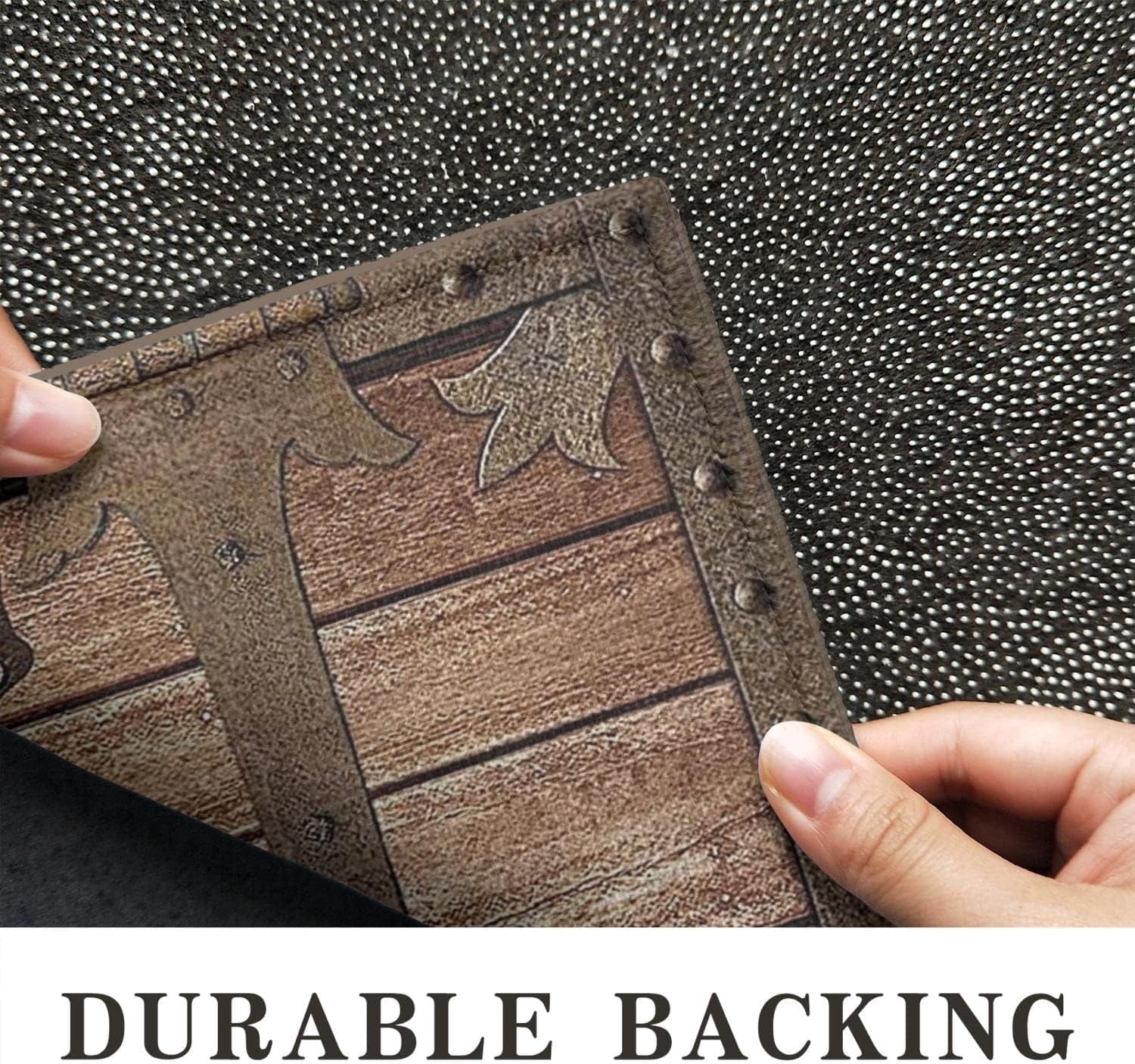 Bear Rugs Tribal Doormat Non-Slip Absorbent Resist Dirt Front Door Mat Machine Washable Welcome Mats Outdoor Inside Floor Rugs for Entryway 30" X 17"…