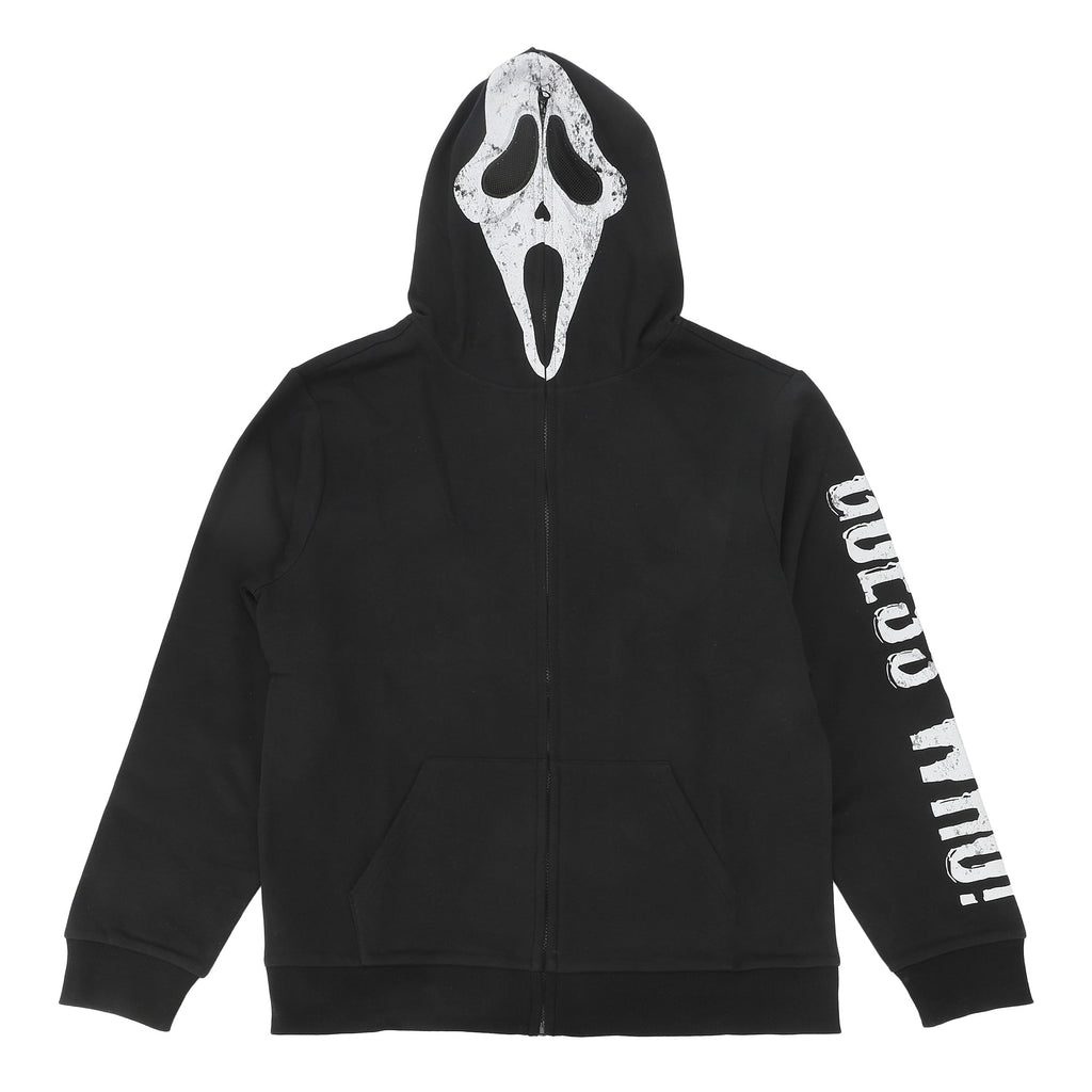 Ghostface Men's Full-Zip Cosplay Hoodie -XL