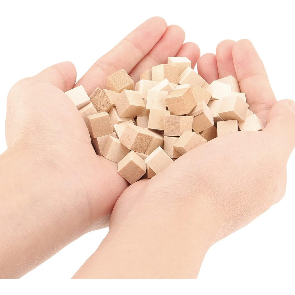 2 Inch Wooden Cubes,Wooden Blocks for Arts and Crafts and DIY Projects,Natural Pine Wood Square Blocks,Topboutique Unfinished Wood Blocks for Wood Crafts,8 Pcs