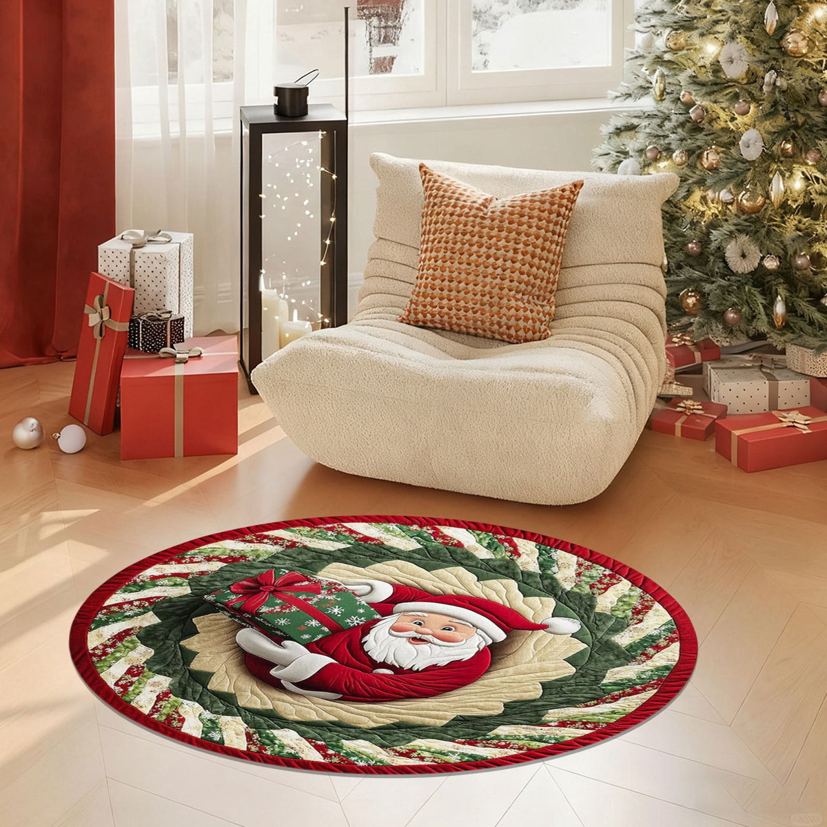 Mats Savings YZEGDCH Christmas Reindeer Rugs- Green Rugs for Living Room Christmas Doormat Indoor Outdoor Entrance Floor Rug Non Slip Winter Christmas Decor Rubber Welcome Mats