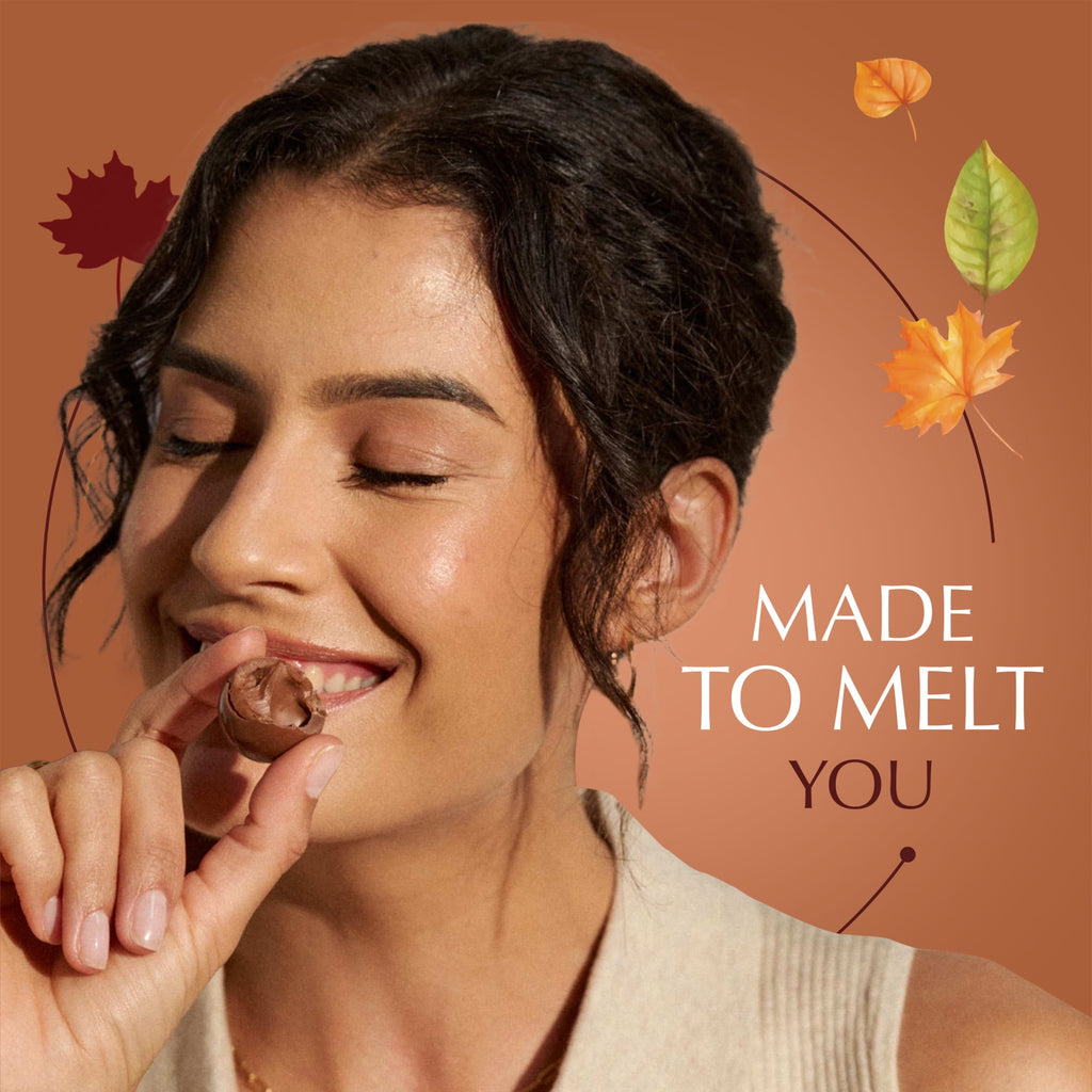 Lindt LINDOR Fall Tiramisu Milk Chocolate Candy Truffles, 5.3 oz. Bag
