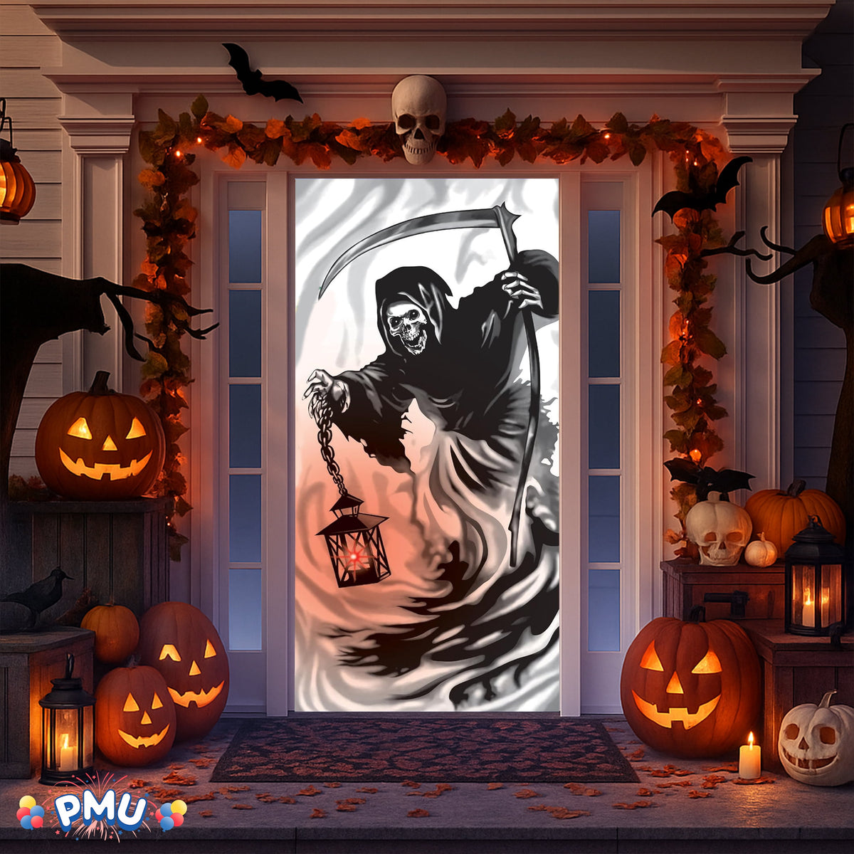 PMU Halloween Microwave Door Decoration 12in x 24in (1/pkg) Pkg/1