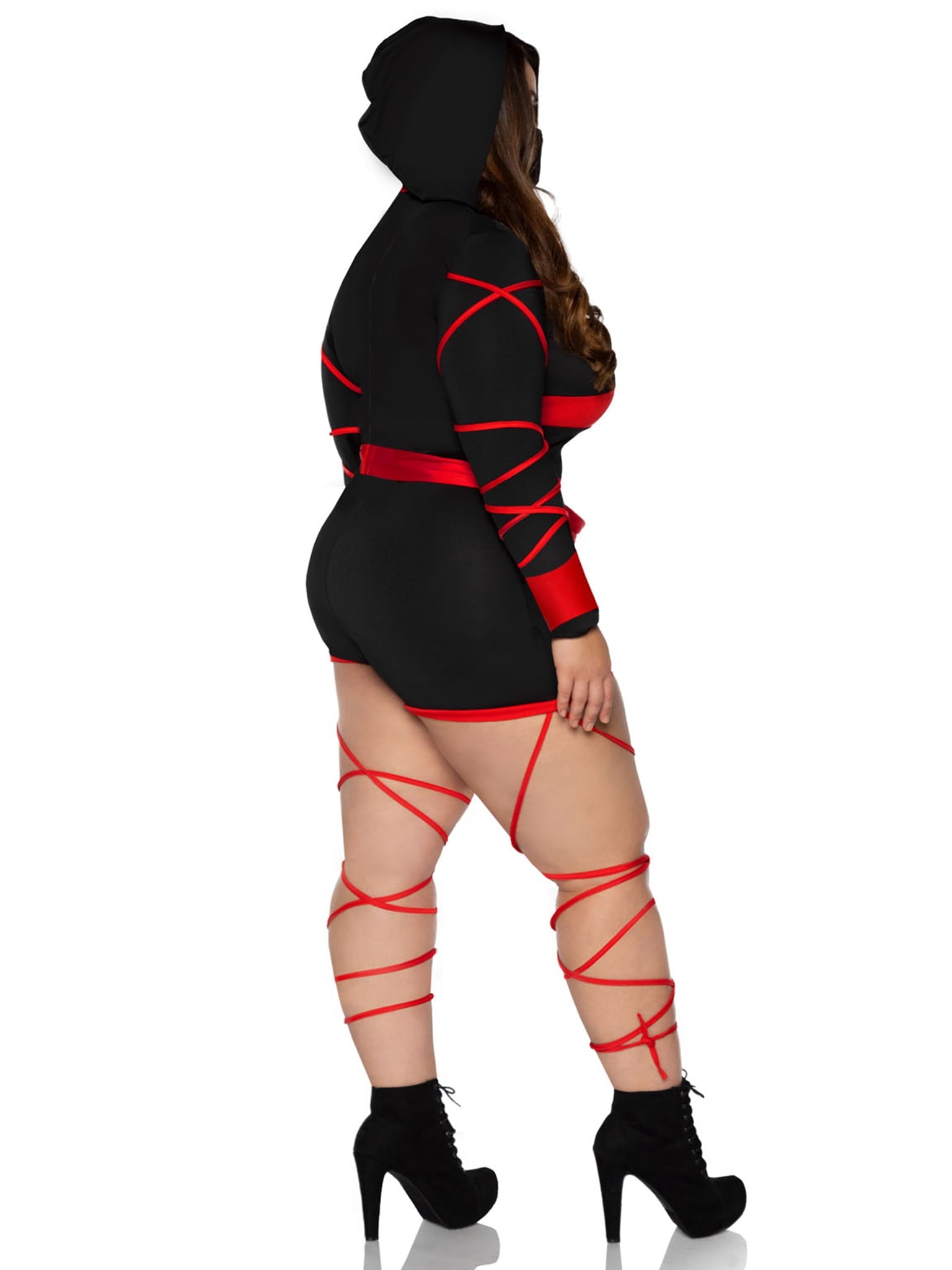 Leg Avenue Dragon Ninja Women's Fancy-Dress Costume for Adult, 1X