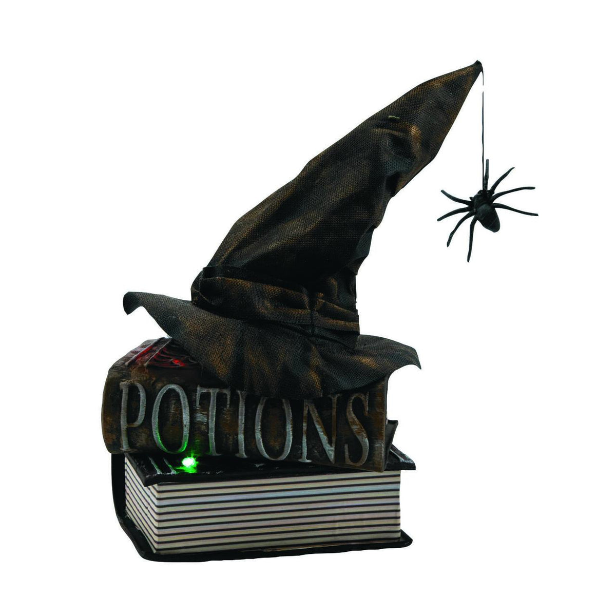 Fun Express 11" Animated Witch Hat Tabletop Halloween Decoration Tabletop Decor