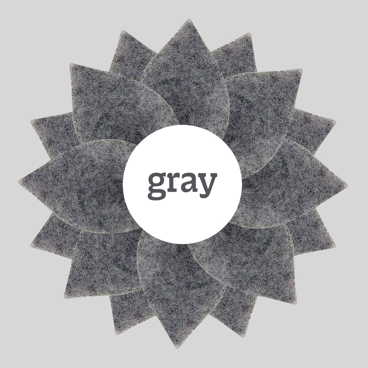 Hello Hobby Felt Sheet, Gray, 9 x 12 Inches