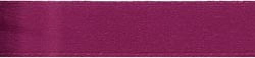 Offray Ribbon, Red Wine 3/8 inch Single Face Satin Polyester Ribbon, 18 feet