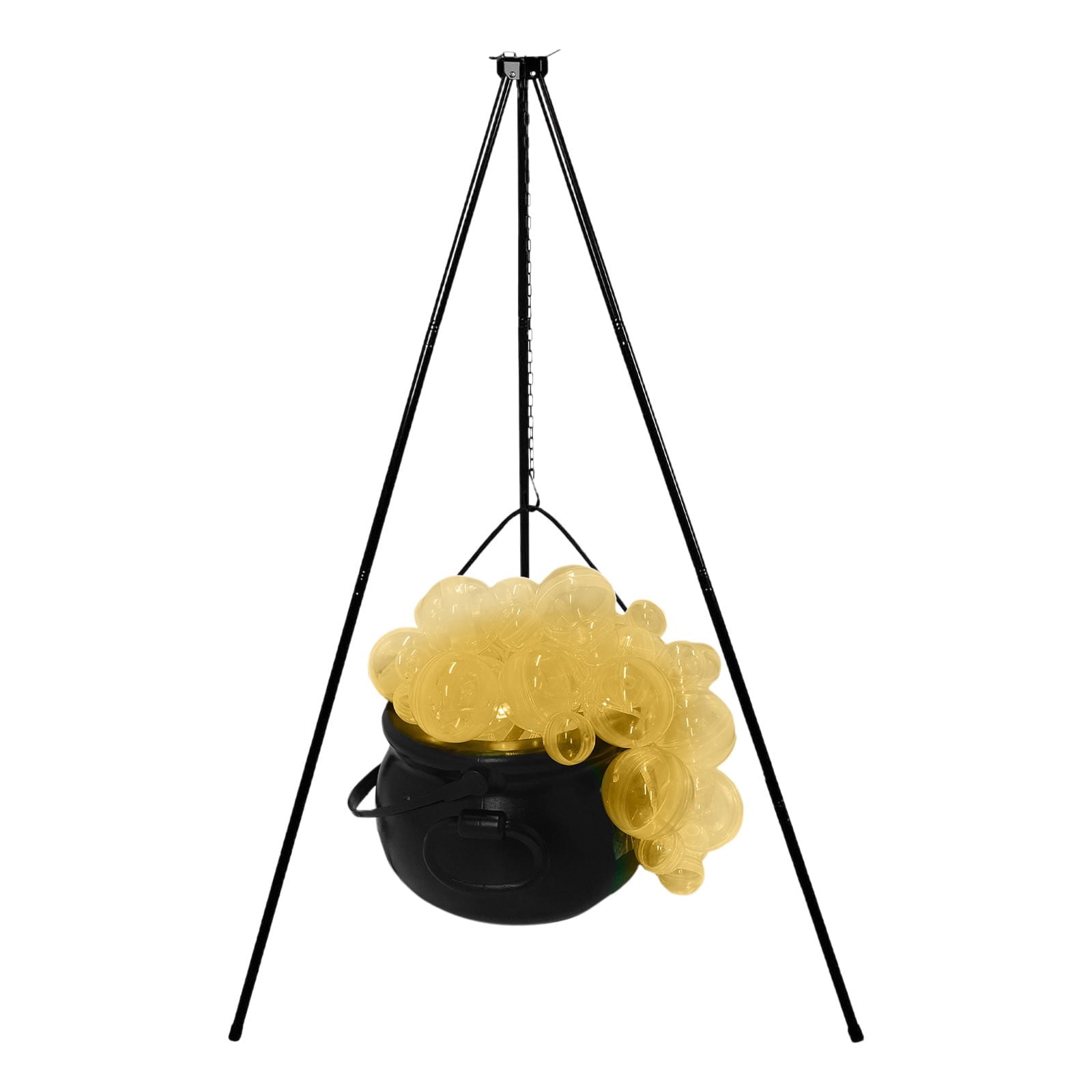 Muecwrye Halloween Decorations Outdoor, Halloween Clearance! Halloween Witches Cauldron on Tripod with Lights, DIY Bubbling Cauldron Set Decor for Home Porch Outside, Halloween Party Supplies