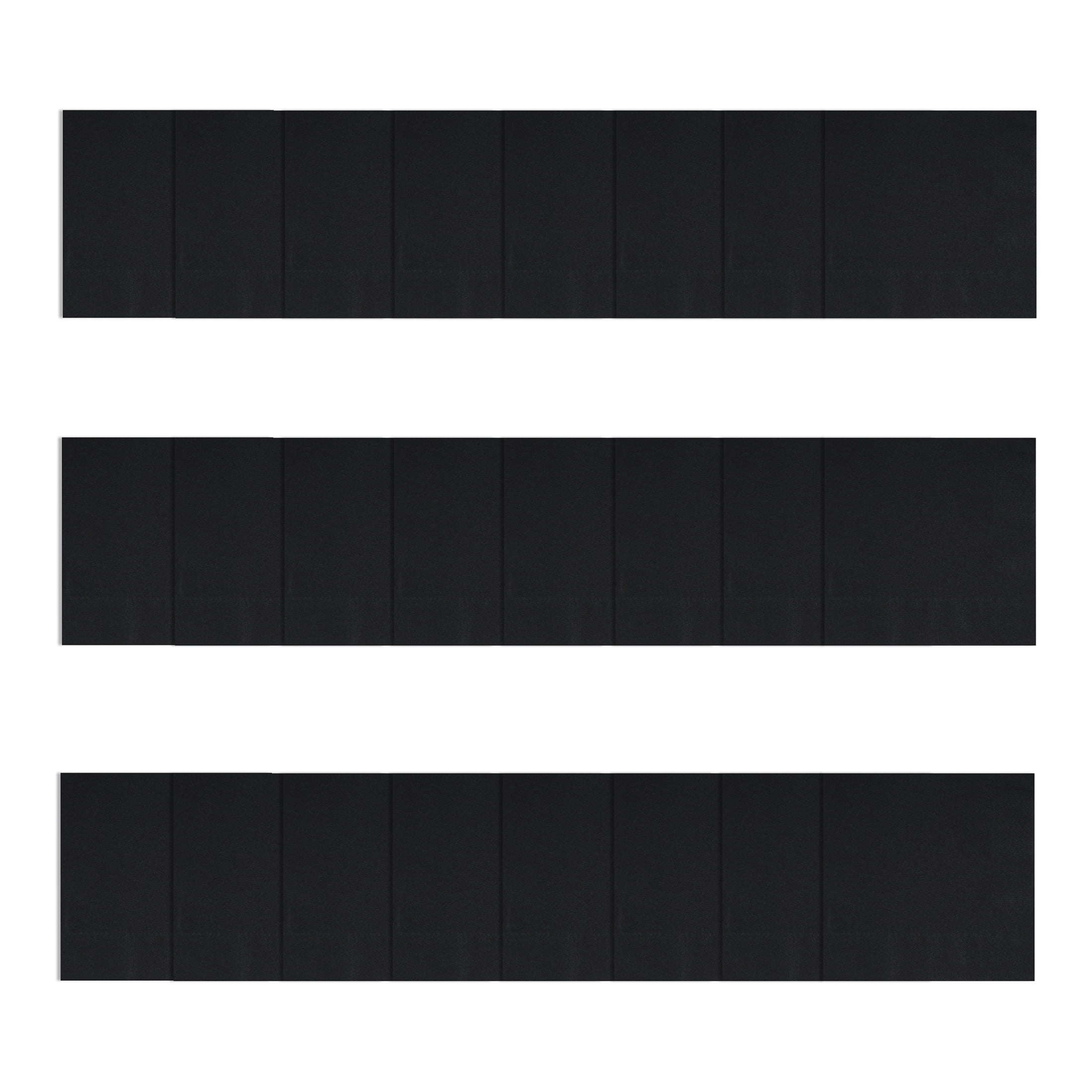 Way To Celebrate Disposable Paper Party Napkins, Black, 6.5 in x 6.5 in, 24 Count