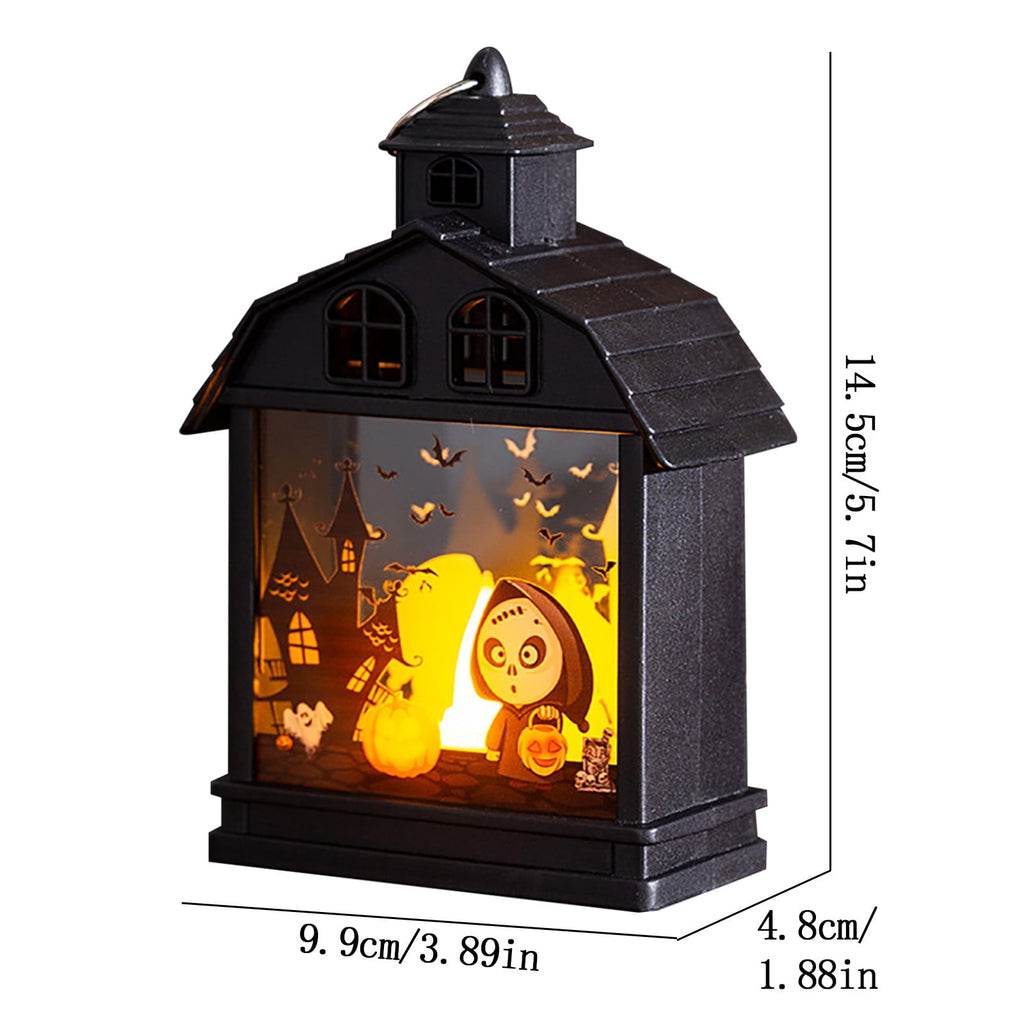 Scnor Lantern Halloween Skeleton Pumpkin Lantern Pumpkin Ghost Party Supplies in Clearance Halloween Party Must Haves Decor