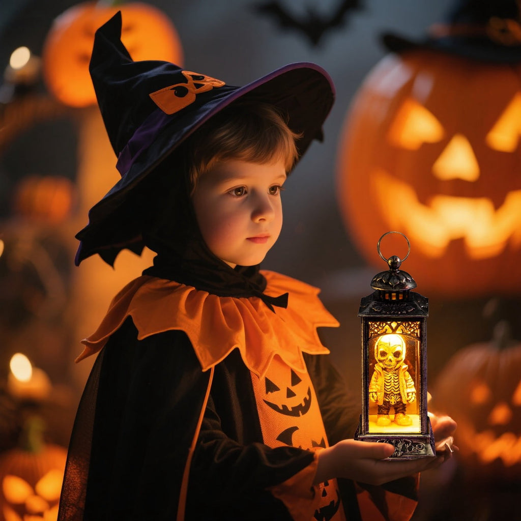 Halloween LED Skeleton Battery Operated Flameless Candle Light For Party Bar & Room Decorations