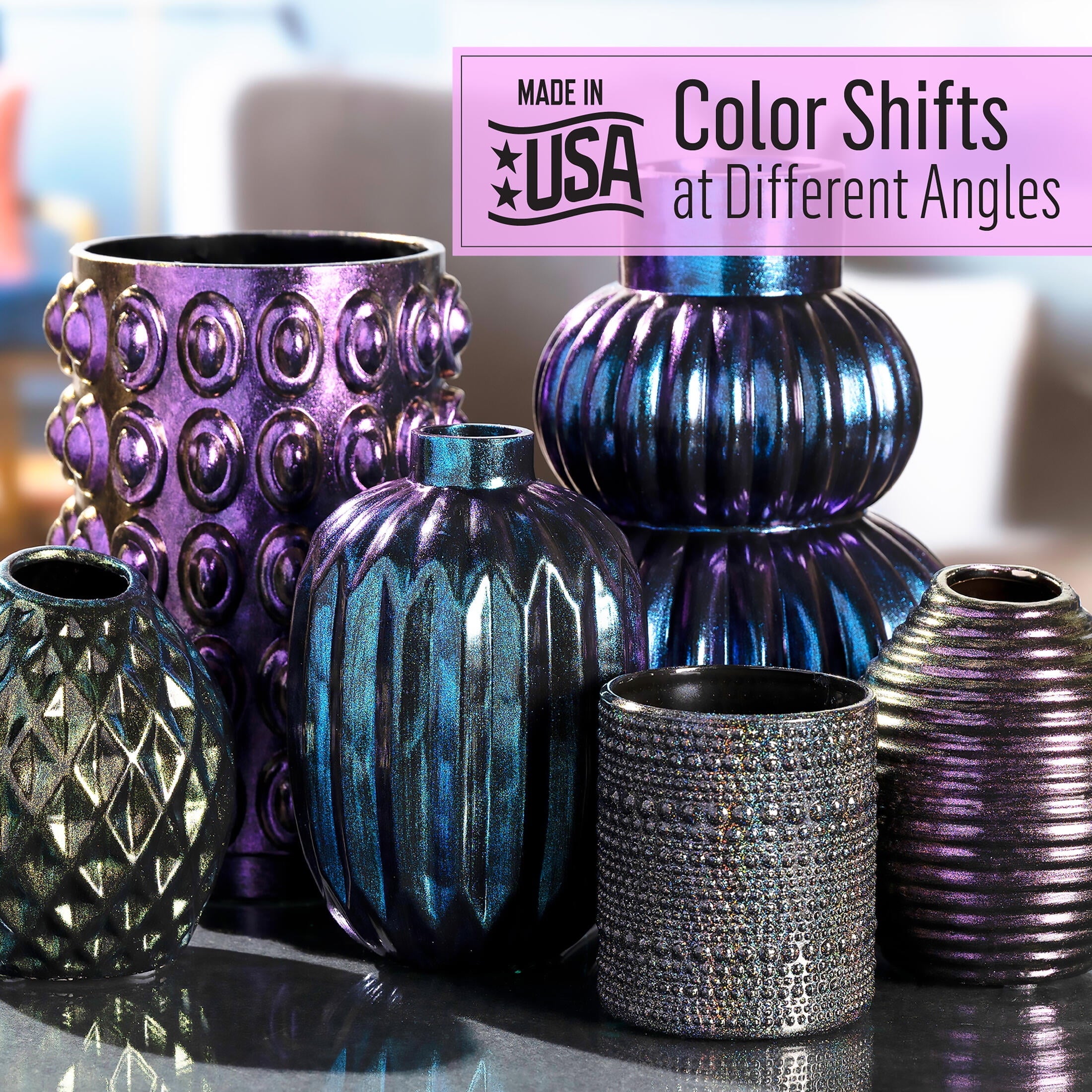 FolkArt Color Shift Acrylic Craft Paint, Gloss Finish, Pastel Pink, 2 fl oz