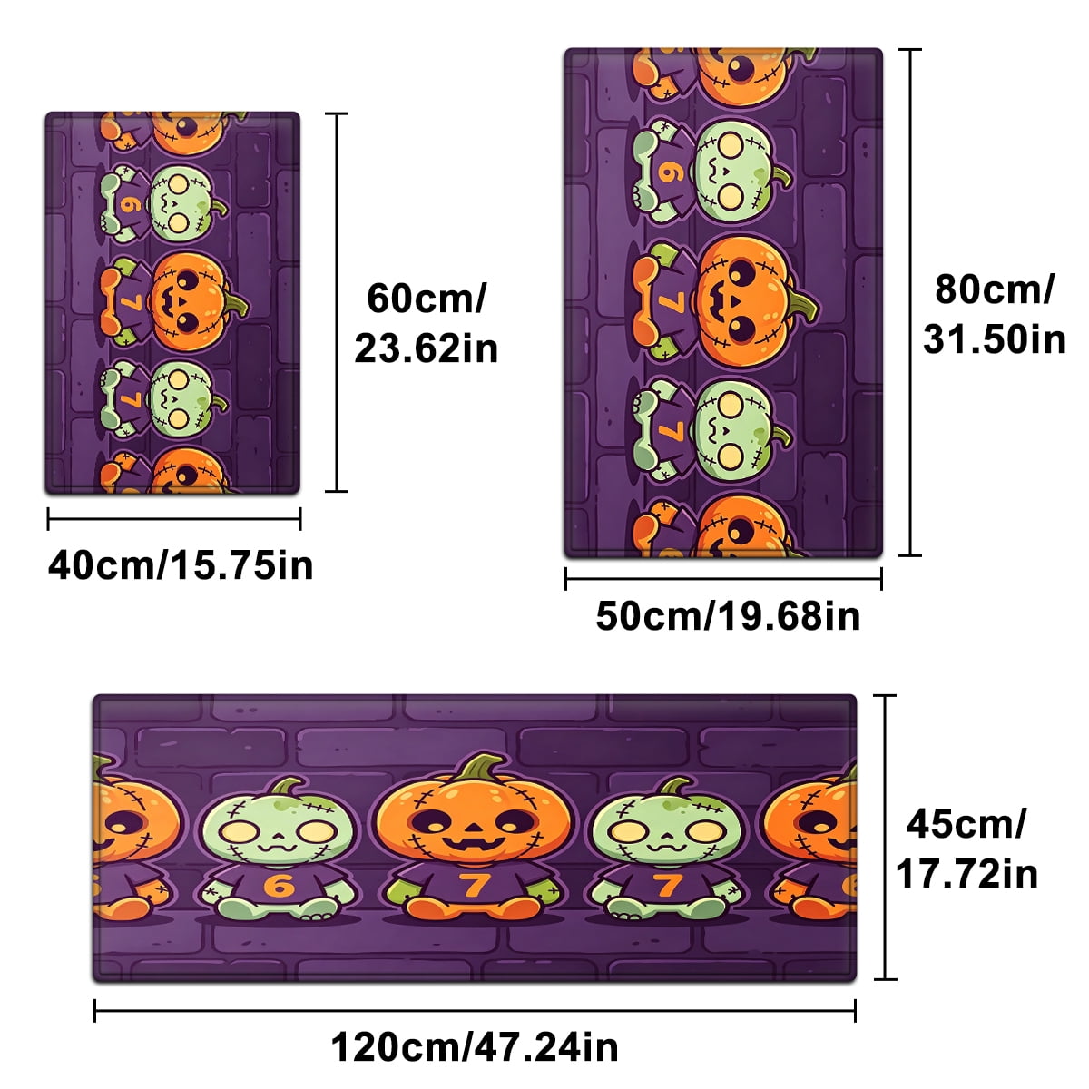 CCTFS Halloween Skeletons Holding Hot Drinks Household 1Pc Flannel Mat and Kitchen Rugs,Soft Non-slip for Bedroom Entryway