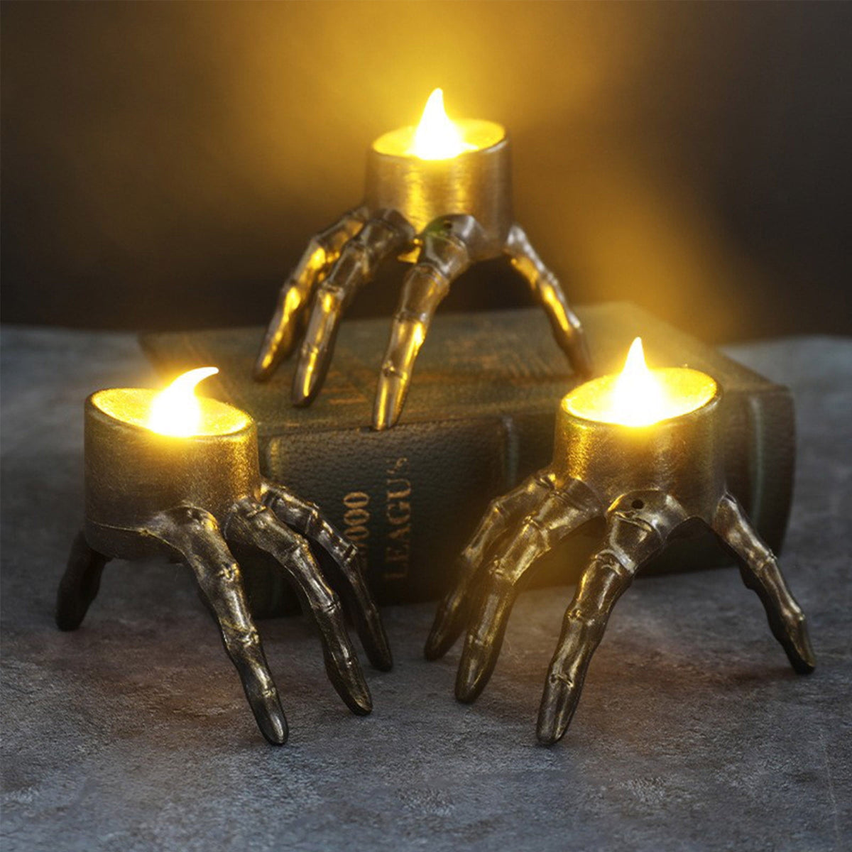 LHNFT Halloween Lantern Night Light, Vintage Oil Lamp Wall Light Outdoor, Battery Operated Hanging Lantern for Party Decor, Halloween Decorations Outdoor