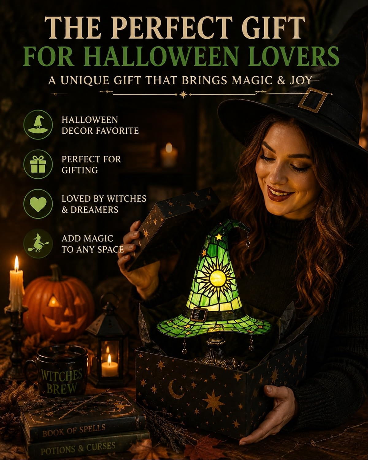 Ghost Night Light Halloween Decorations Bedside Night Light with Tap Control, Dimmable Nursery Decor Lamp, Fun Ghost Gift for K*ids, Halloween Room Decor, Ghost Lamp
