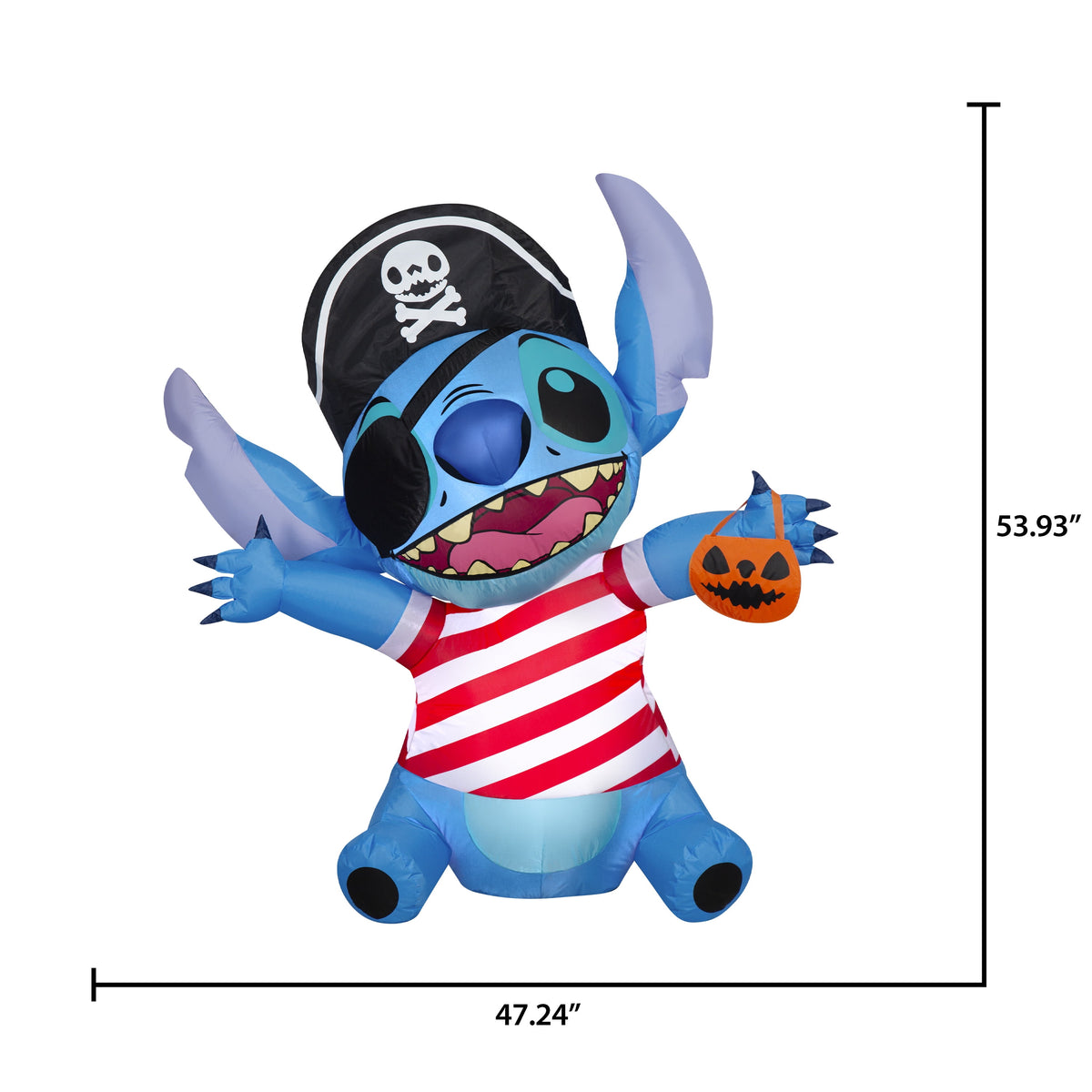 Halloween Stitch Airblown Yard Inflatable by Disney, 4.5FT