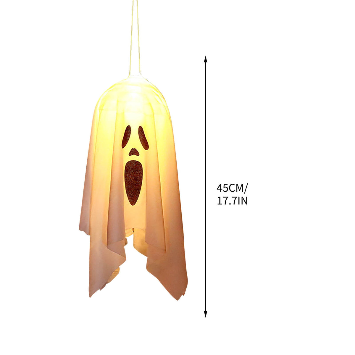 BZPIZ Halloween Decorations Pumpkin Lights Jack O Lanterns Pumpkin String Lights Plug in, 10 Orange Lights String Connectable Indoor/Outdoor Halloween Decorations for Halloween Party Bedroom Decor