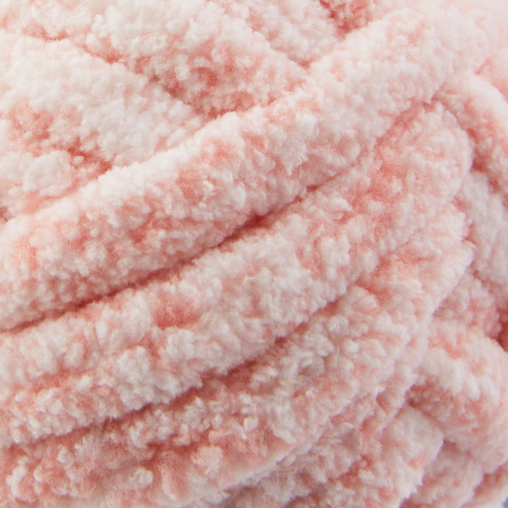 Mainstays Chenille Heathered Yarn Multi-Pastel, 33 Yards, 100 Percent Polyester, Super Bulky Weight