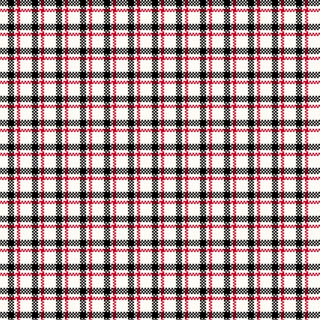 Create It 18"x21" Cotton Flannel Plaid Precut Sewing & Craft Fabric Bundle, Red 5 Piece