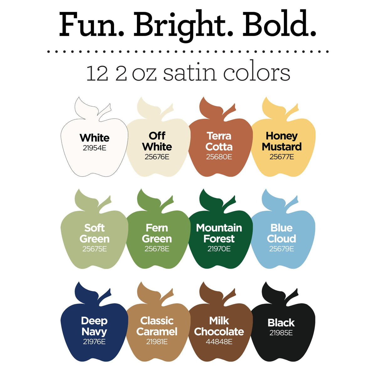 Apple Barrel Multi-Surface Acrylic Craft Paint Set, Nature Inspired, 2 fl oz, Satin Finish, 12 Piece