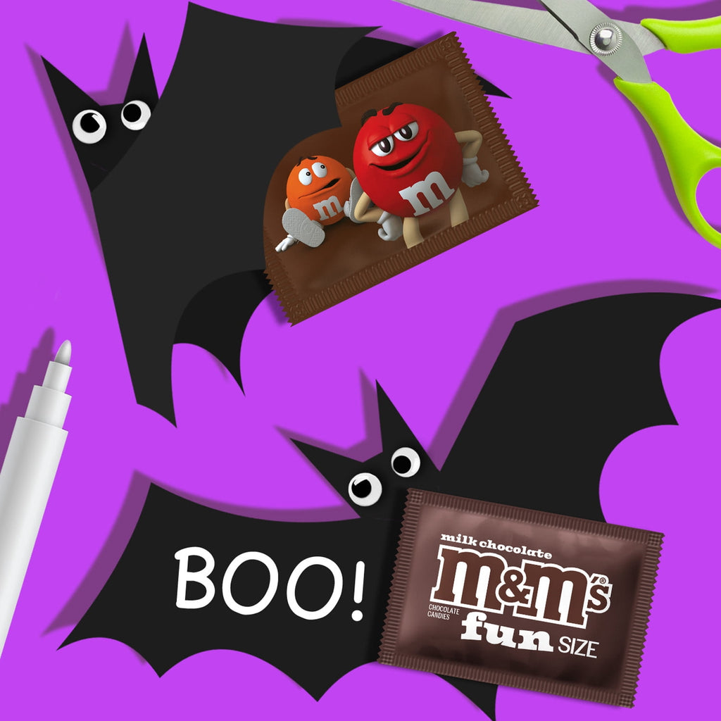 M&M's Milk Chocolate Fun Size Halloween Chocolate Candy - 10.53oz Bag