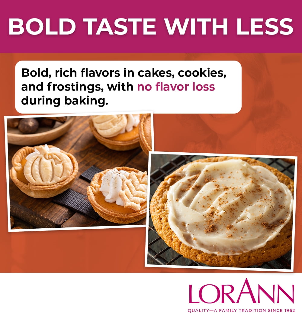 LorAnn Oils Pumpkin Spice Flavoring For Baking - Emulsion Pumpkin Spice Extract Substitute - 16 oz